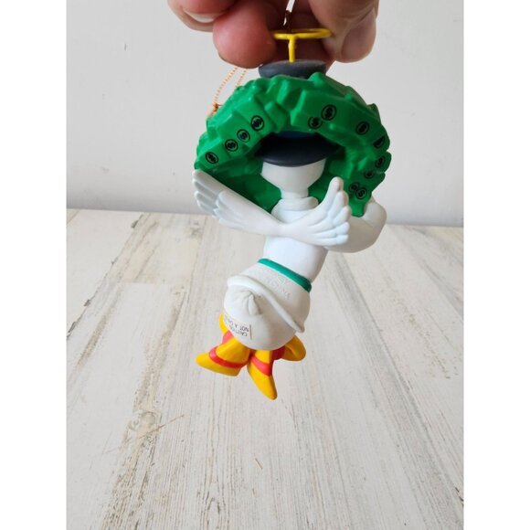 Vintage grolier Donald duck wreath ornament money Angel Xmas tree Scrooge - Picture 3 of 5